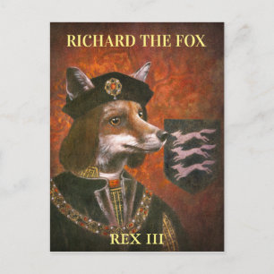 Kung Richard Tredje fox vykort