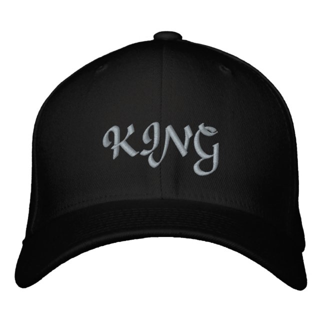 KUNG Royal Flexfit Ull Mannar Snygg Affärshatt Broderad Keps (Framsida)