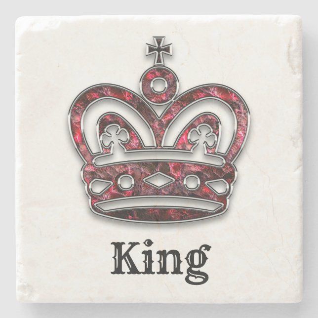 Kung Royal Krona Personlig Stenunderlägg (Framsidan)