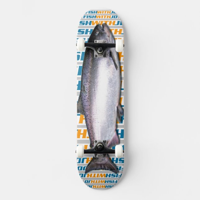 Kung Salmon Skateboard (Framsida)