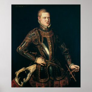 Kung Sebastian av Portugal, c.1571 Poster