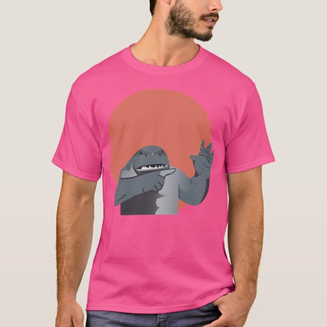 Kung Shark Hand T Shirt (Framsida)