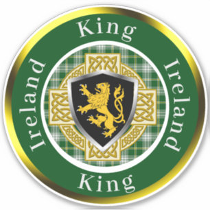 Kung Shield & Celtic Kor Personlig Klistermärken