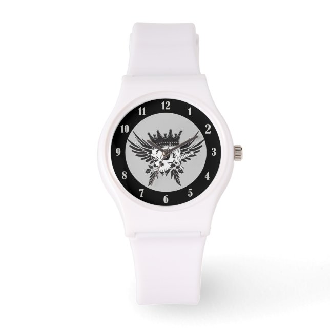 Kung Skull med Dagger Armbandsur (Framsida)