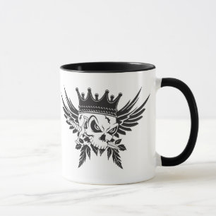 Kung Skull med Dagger Mugg