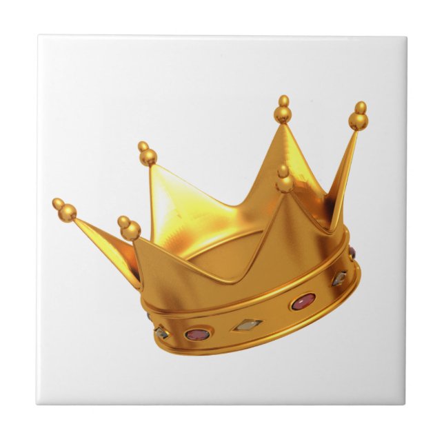 Kung Small (4,25 x 4,25 tum) keramiskt fotoTile Kakelplatta (Framsidan)