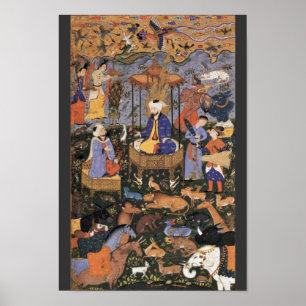 Kung Solomon by Persischer Meister Poster