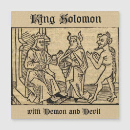 Kung Solomon med Demon och Djävulen