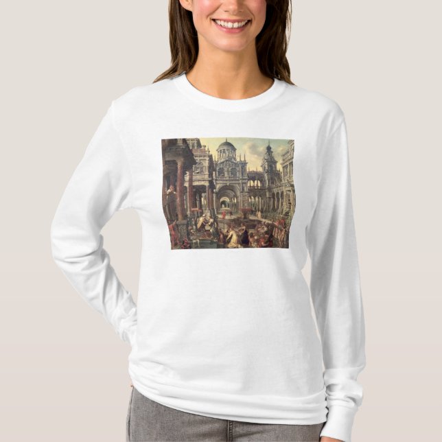 Kung Solomon och drottningen av Sheba T Shirt (Framsida)