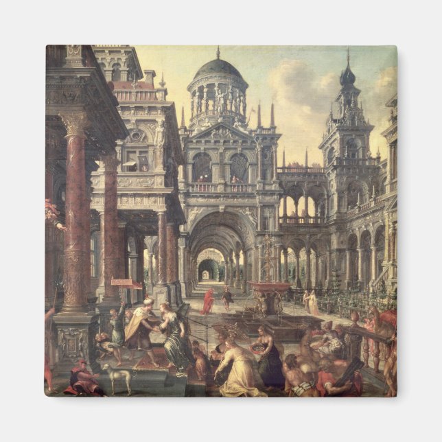 Kung Solomon och Shebas drottning Magnet (Framsidan)