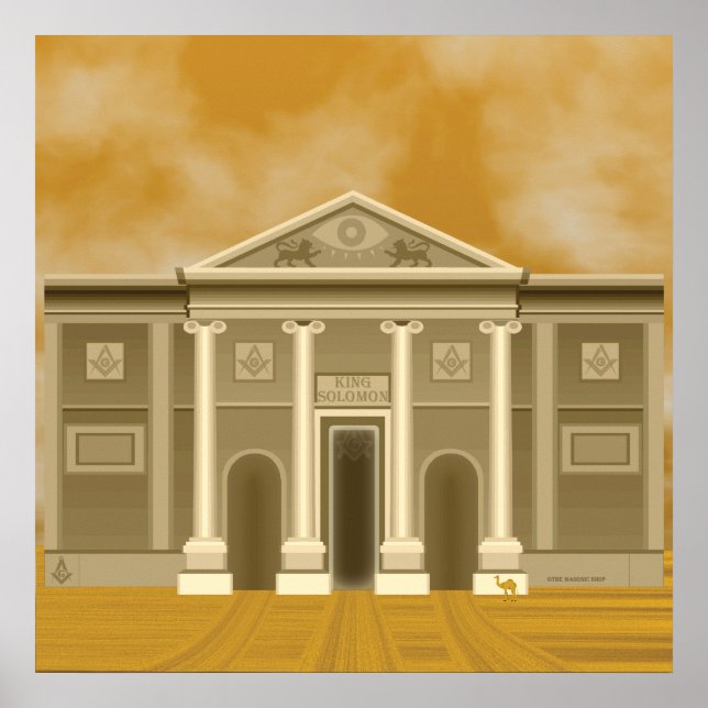 Kung Solomons Temple Poster (Framsidan)