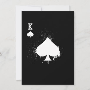Kung Spade I köpte den här skjortan med dina penga Inbjudningar