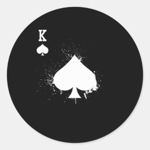 Kung Spade jag köpte den här skeppet med dina peng Runt Klistermärke