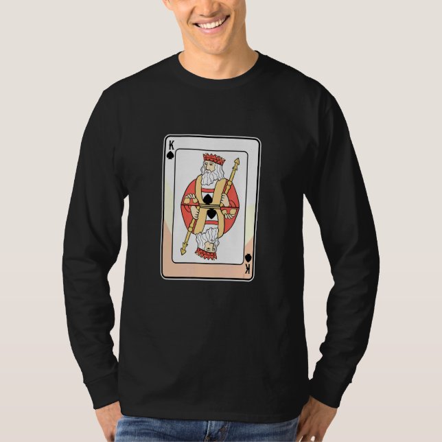 Kung Spades För manar T Shirt (Framsida)