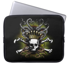 Kung Squid Skull Laptop Sleeve