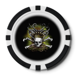 Kung Squid Skull Poker Chip Marker