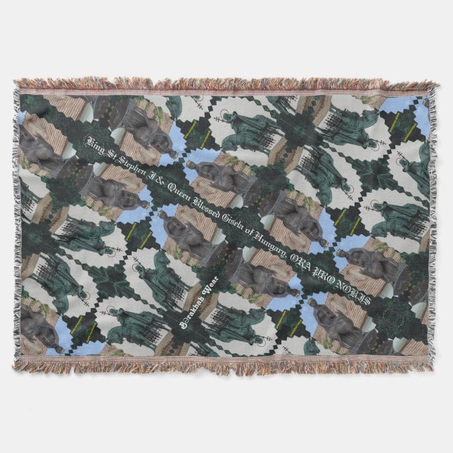 Kung St Stephen I & Blsed Gisela of Hungary Filt (Framsidan)