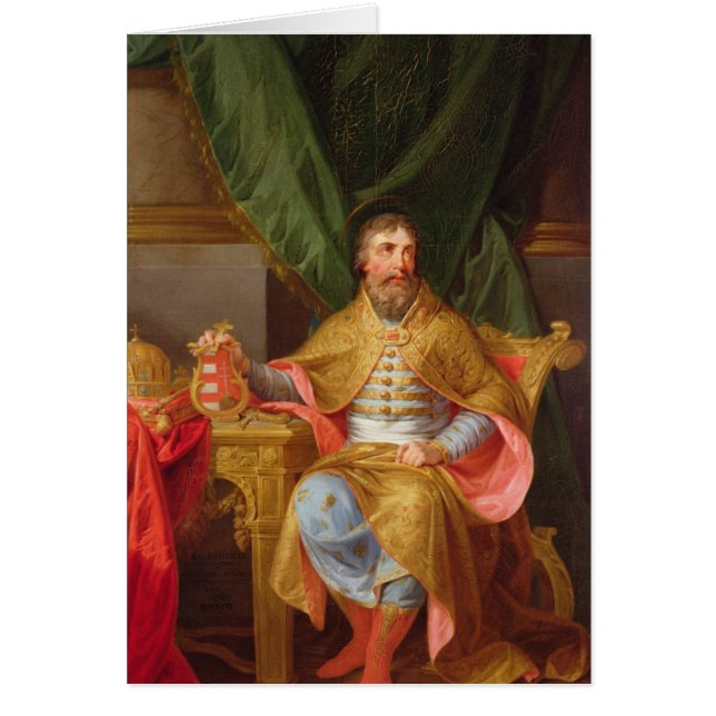 Kung Stephen Hälsningskort (Framsidan)