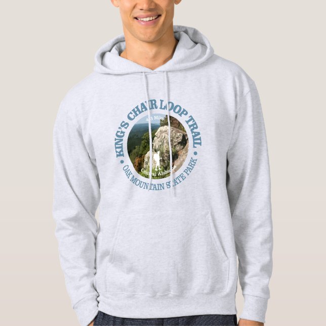 Kung stol Loop (rd) Hoodie (Framsida)
