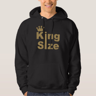 Kung Storlek Hoodie