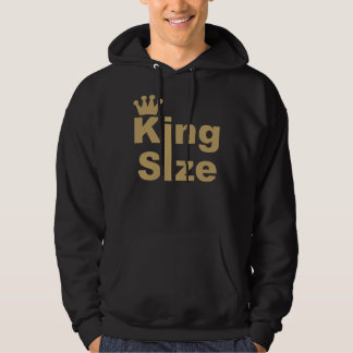 Kung Storlek Hoodie