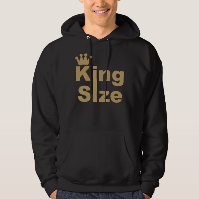 Kung Storlek Hoodie (Framsida)