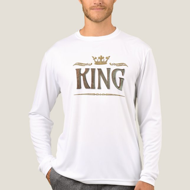 KUNG - Stormedeltida Royalet Krona Lettering T Shirt (Framsida)