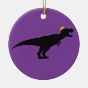 Kung T-Rex Julgransprydnad Keramik