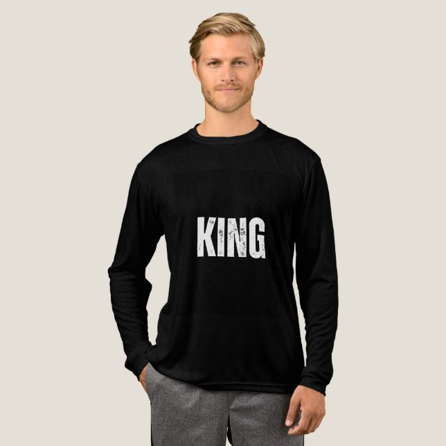 Kung T-Shirt | Bet Royal Krona Tee för manar & Boy (Hel framsida)
