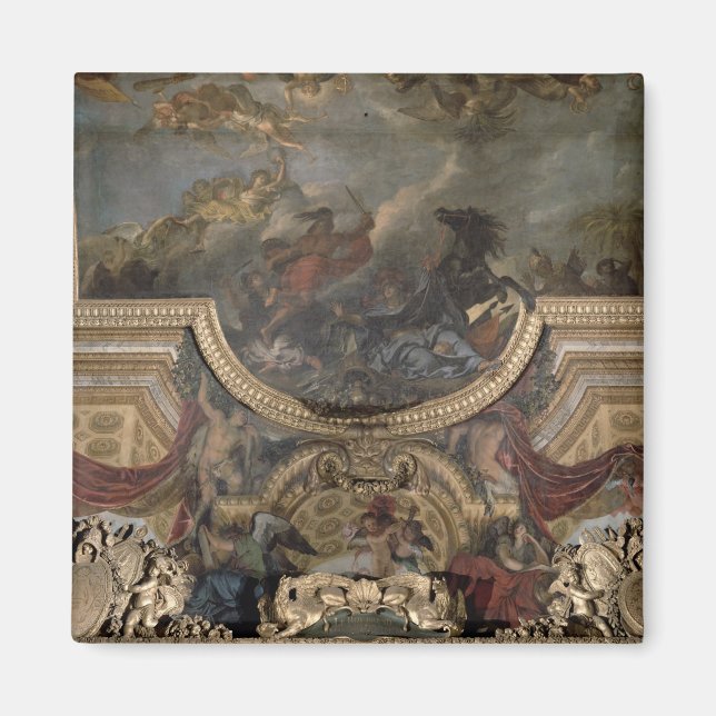 Kung tar Maestricht i tretton dagar Magnet (Framsidan)