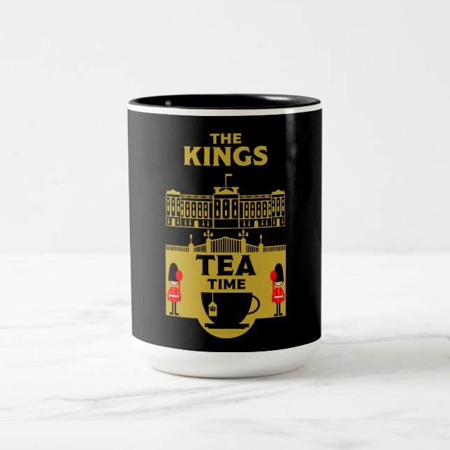 Kung Tea-Royalets koronation av stora kaffe Mugg (Center)