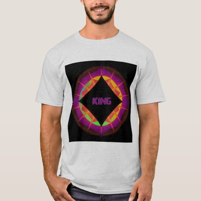 KUNG Text Ask Färg bomull Män Kvinnor T Shirt (Framsida)