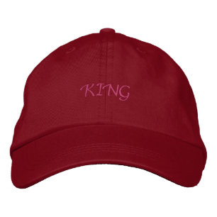 KUNG Text Broderad Hatt - Snygg Broderad Keps