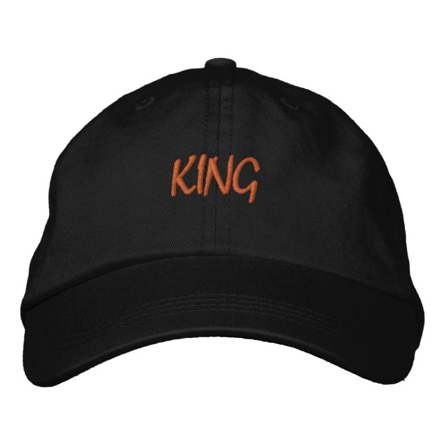 KUNG Text Cool Visor Blandning av stil, komfort-mö Broderad Keps (Framsida)