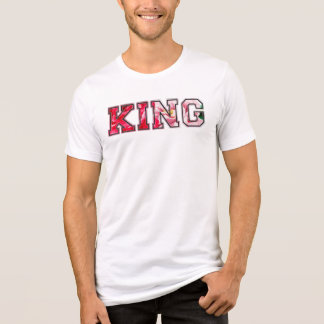 Kung text graffiti stil bokstäver t shirt