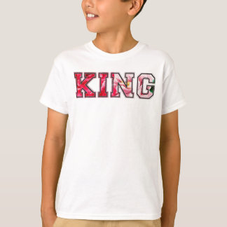 Kung text graffiti stil bokstäver t shirt