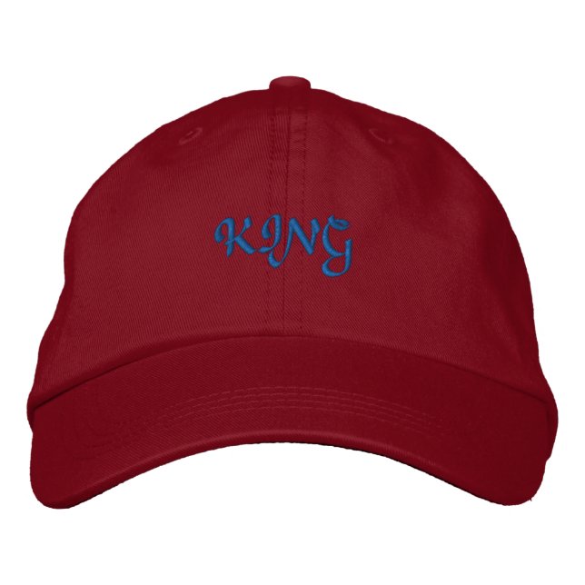 KUNG Text skapa din egen text-Hat Elegant Solskydd Broderad Keps (Framsida)