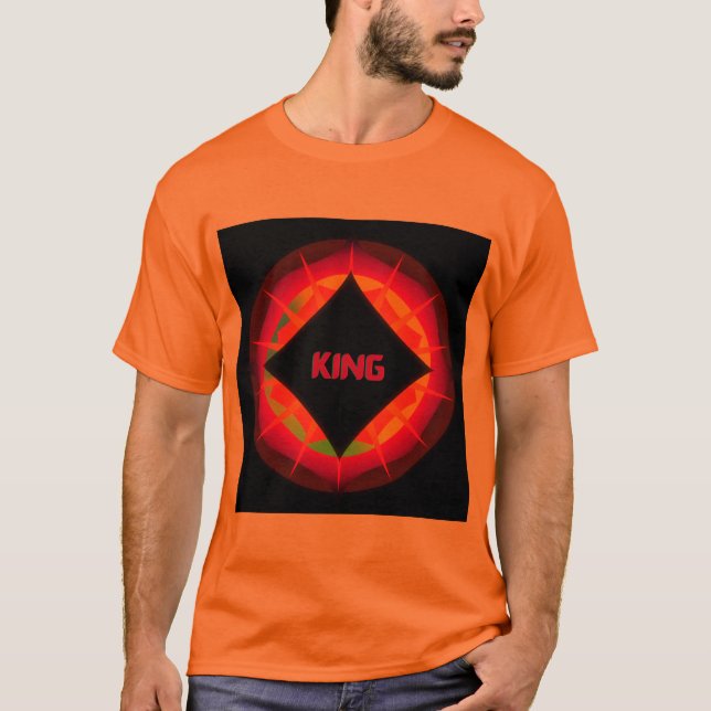 KUNG Text Skapa egen text Snygg T Shirt (Framsida)
