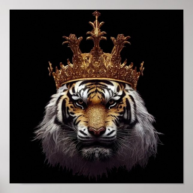 Kung Tiger Krona Poster (Framsidan)