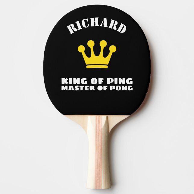 Kung till Ping Master of Pong Pingisracket (Framsidan)