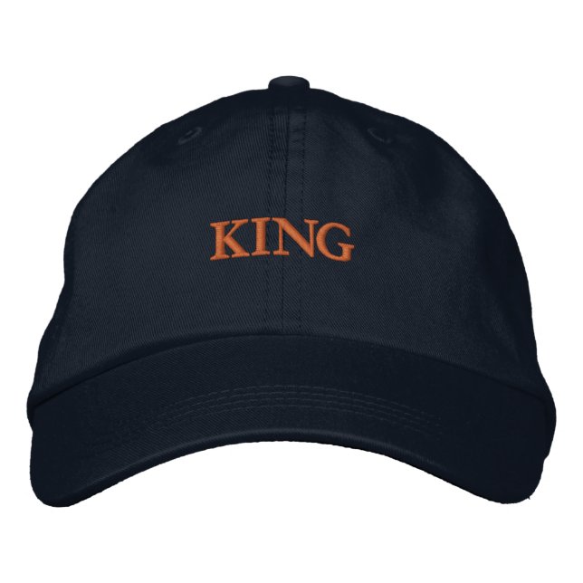 KUNG Trevlig Visor Broderade-Hattar Stilig Cool  Broderad Keps (Framsida)