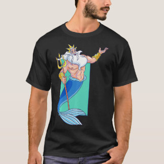 Kung Triton Porträtt T Shirt