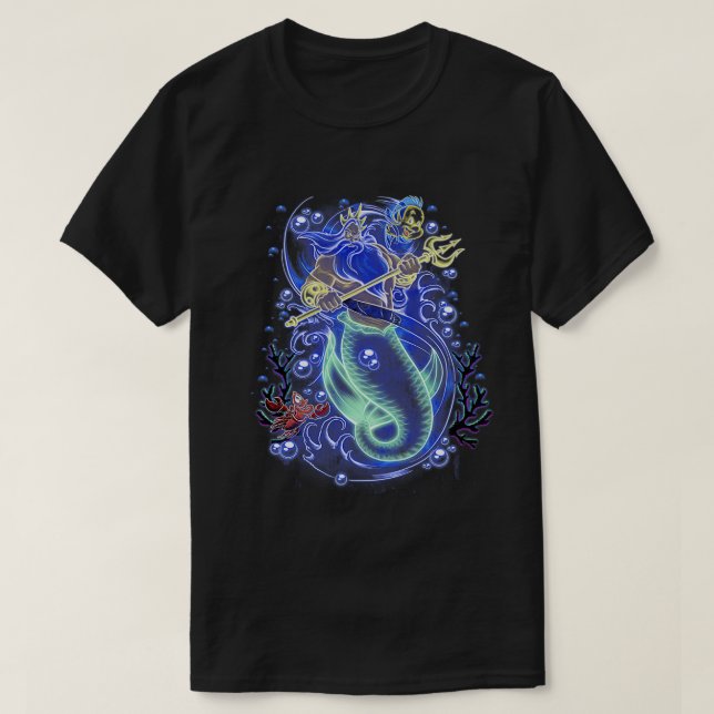 Kung Triton Sea Storm T Shirt (Design framsida)