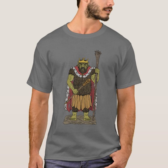 Kung Troll T Shirt (Framsida)