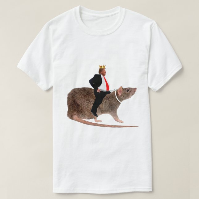 Kung Trump på betrodd häst T-Shirt (Design framsida)
