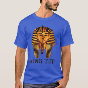 Kung Tut Golden Mask Gamla egyptiska Guld Pharaoh T Shirt