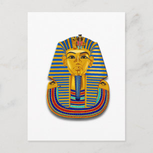 Kung Tut Mask Vykort