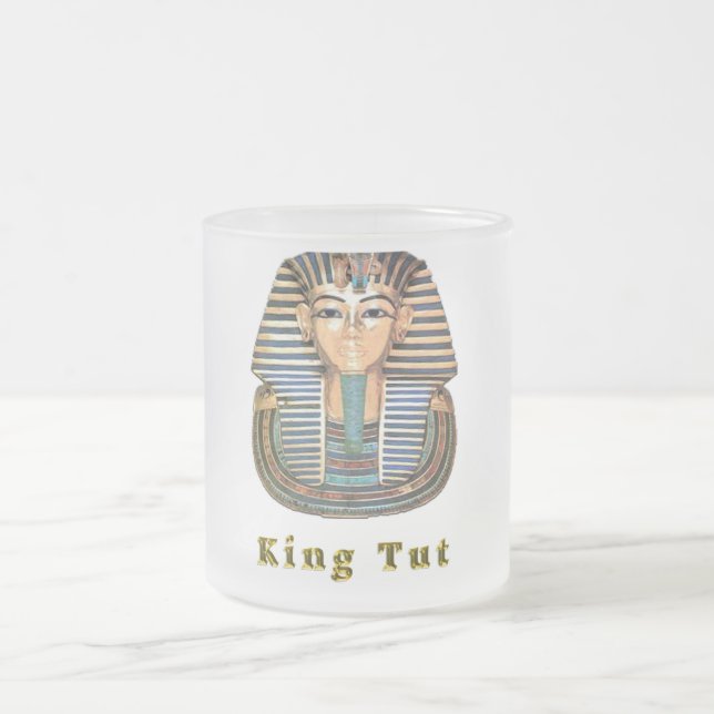Kung Tut och Egypten Frostad Glasmugg (Center)