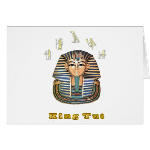 Kung Tut och Egypten Hälsningskort