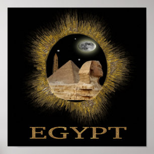 Kung Tut och Egypten Poster